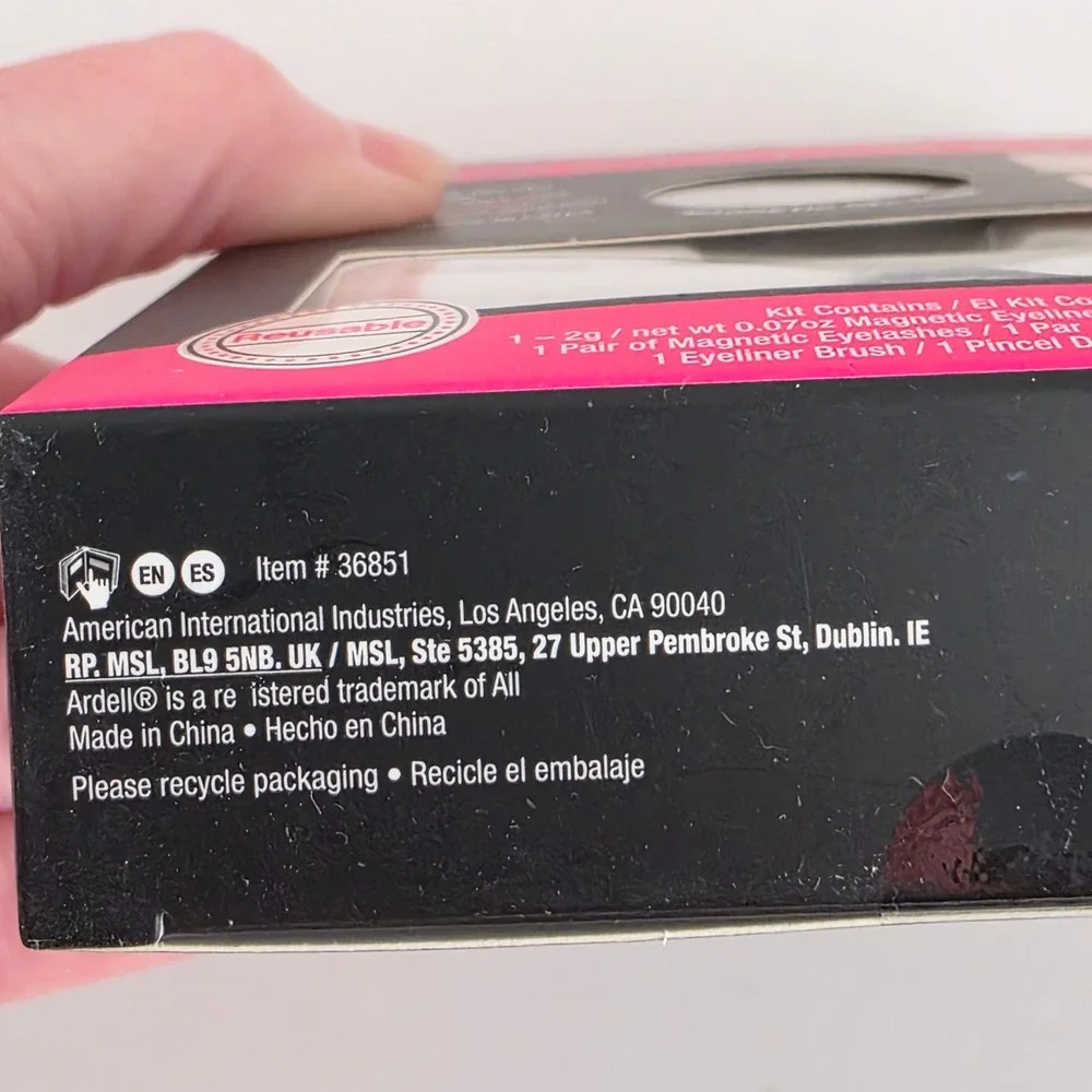 Ardell Professional Magnetic Liner & Lash Kit Demi Wispies Black Gel 36851
